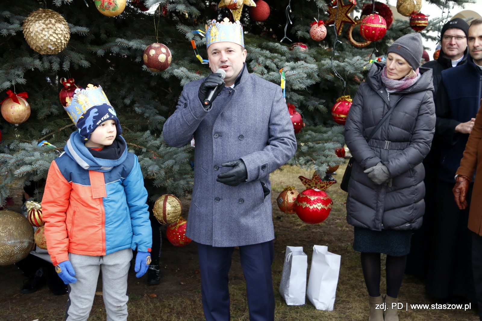 Przemowa burmistrza miasta i gminy Staszów, Leszka Kopcia.