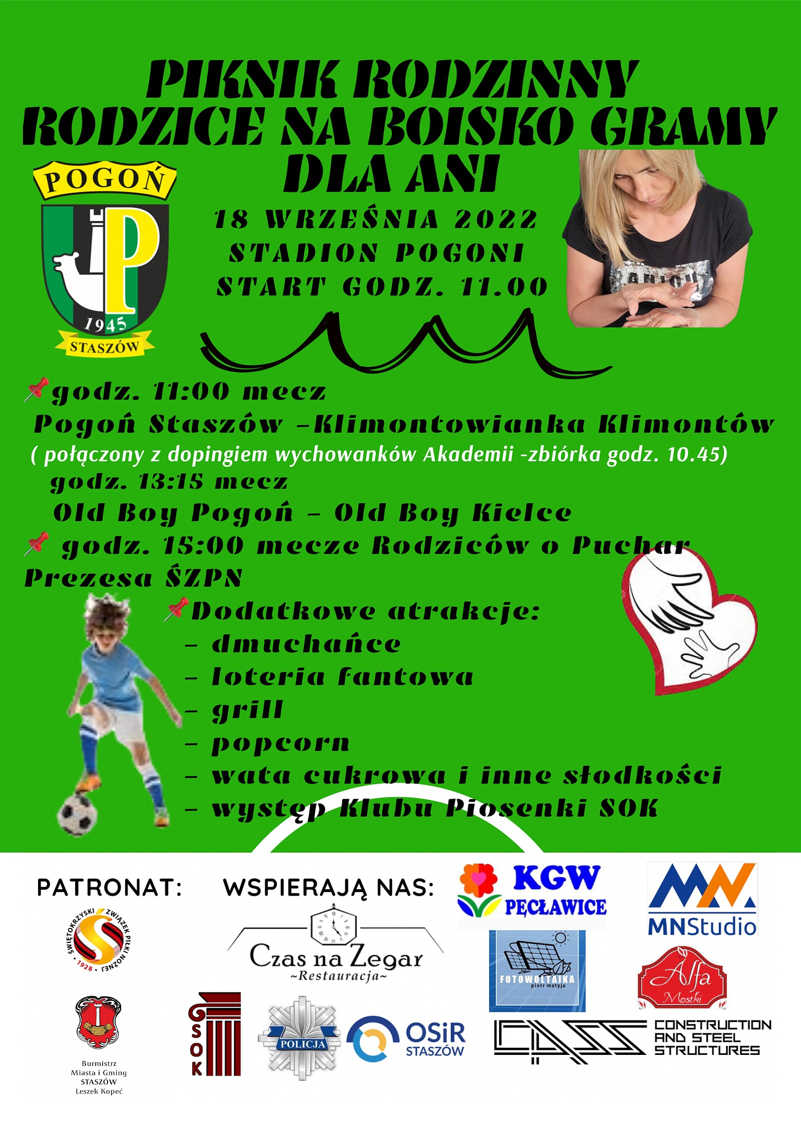 Piknik Rodzinny “RODZICE NA BOISKO – GRAMY DLA ANI” 