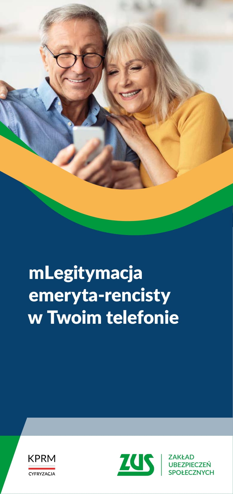 Kampania informacyjna ZUS - mLegitymacja dla emerytów i rencistów