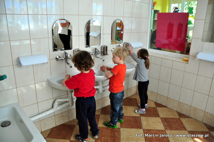 w ramach projektu wyremontowano również sanitariaty